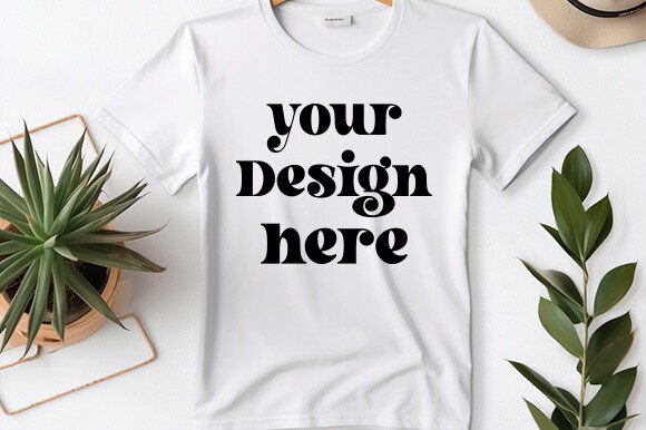 Bella Canvas 3001 Hanging Mockup Vol 13 Graphics