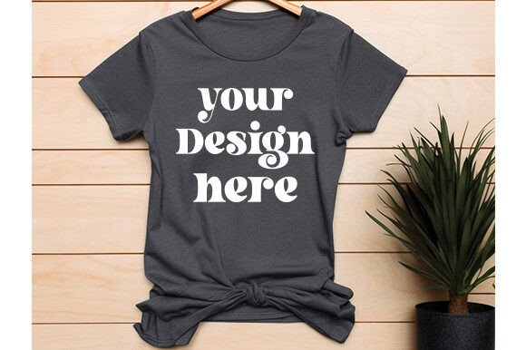 Bella Canvas 3001 Hanging Mockup Vol 75: Graphics for T-Shirts