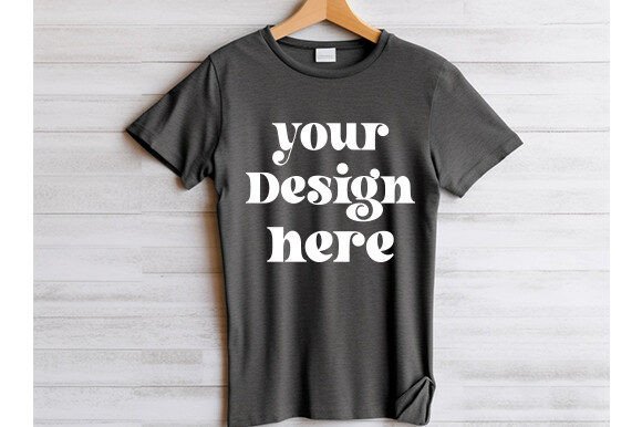 Bella Canvas 3001 Hanging Mockup Vol 80 Graphics for T-Shirts