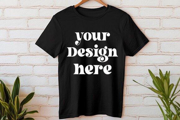 Bella Canvas 3001 Hanging Mockup Vol 93 Graphics for T-Shirts