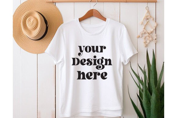 Bella Canvas 3001 Mockup: Graphics for T-Shirts