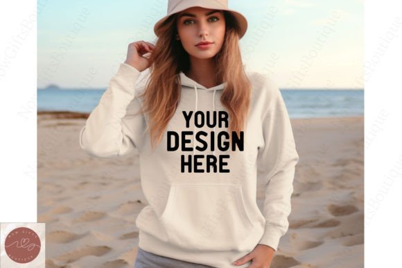 Christmas Gildan 1800 Hoodie Mockup 10 Graphics