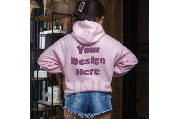 Gildan 18500 Back Hoodie Mockup Graphics Review