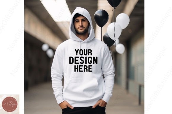 Happy New Year Hoodie Mockup Graphics Review