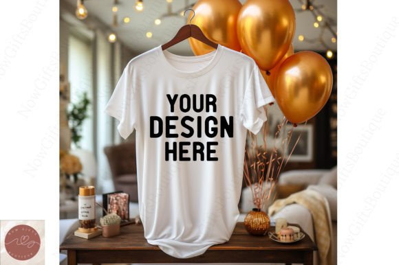 Happy New Year Men Mockup 14 for Graphics & T-Shirts