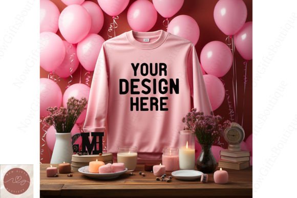 Happy New Year Sweater Gildan Mockup 32 Graphics