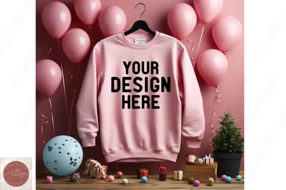 Happy New Year Sweater Gildan Mockup 33: Graphics for Hoodies Sweatshirts