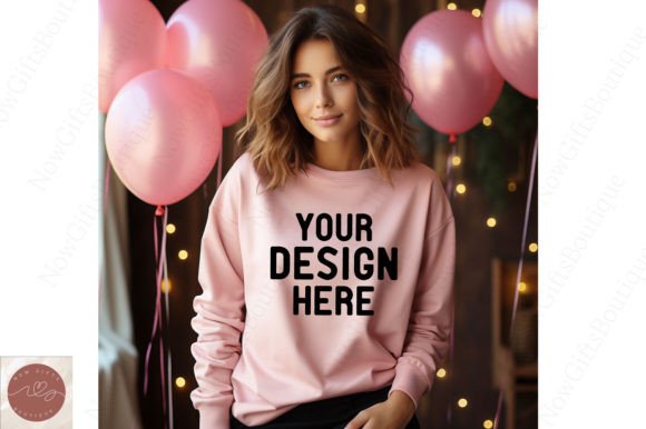 Happy New Year Sweatshirt Mockup 56: Graphics for Hoodies Sweatshirts