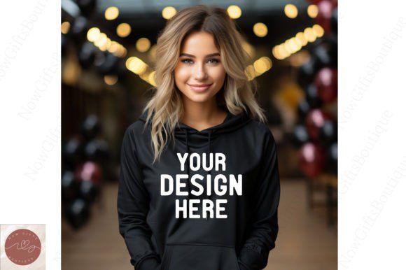 New Year Hoodie Mockup: Graphics for Sweatshirts